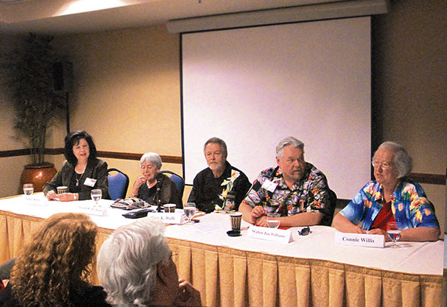Locus Panel with Kress, Le Guin, Wolfe, Williams, Willis